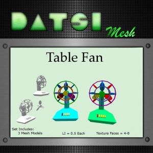 DATSI Mesh - Table Fan Vendor Texture