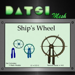 DATSI Mesh - Ship's Wheel Vendor Texture